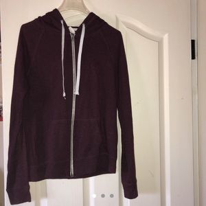 Dark Purple Zip-Up Jacket